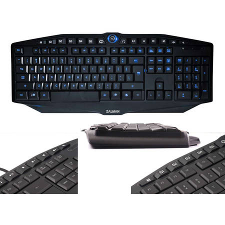 Tastatura multimedia iluminata ZM-K400G