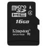 KINGSTON Micro Secure Digital Card 16GB SDHC Clasa 4 fara Adaptor SD SDC4/16GBSP