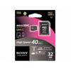 Sony Card de memorie Micro-SDHC 32GB, Class 10 + Adaptor SD SR32UYA