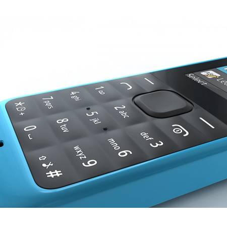Telefon Mobil Nokia 105 Cyan