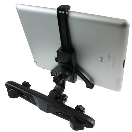 Suport auto Universal Kit UNITABMEK Black cu prindere tetiera pentru tablete 7-10 inch