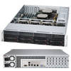 SUPERMICRO Server 2U, 8x Hot-swap 3.5" SATA, Supports 2 x Intel Xeon E5-2600, supports up to 512 GB DDR3 ECC, HW Raid LSI 2108 0,1,5,10 SAS 1Gb cache, Redundant PSU
