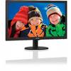 Monitor LED Philips 23.6", Wide, Full HD, HDMI, DVI, Boxe, Negru, 243V5LHAB