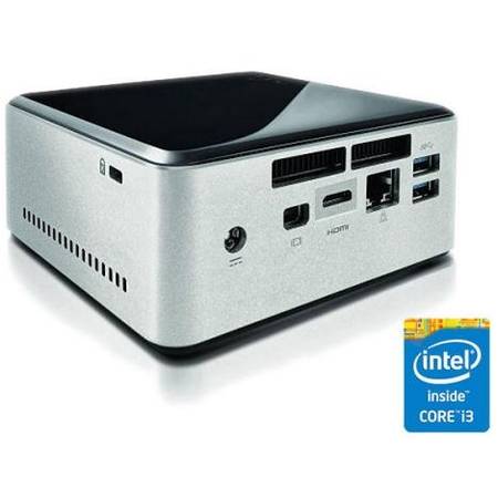 Mini Sistem PC Intel NUC (Next Unit of Computing) D34010WYKH2, Core i3-4010U 1.7GHz, 2x DDR3 16GB max, HDD 2.5 inch, mini HDMI, mini DisplayPort