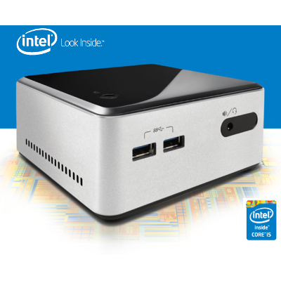 Mini Sistem PC Intel NUC (Next Unit of Computing) BOXD54250WYKH2, Core i5-4250U 1.3GHz, 2x DDR3 16GB max, HDD 2.5 inch, mini HDMI, mini DisplayPort