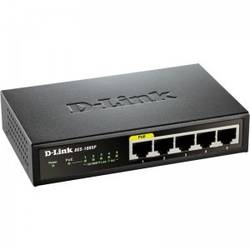 D-Link Switch Switch Desktop 5 porturi 10/100, 1 port PoE