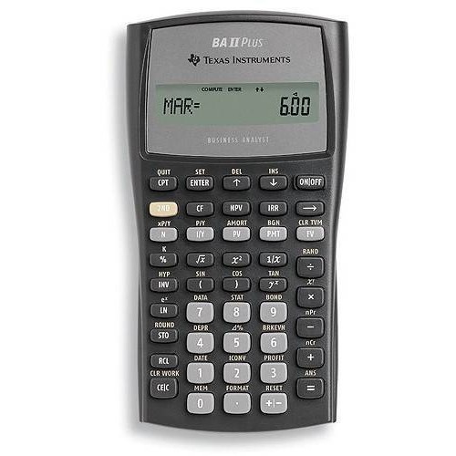 Calculator de birou BA II PLUS ideal for finance