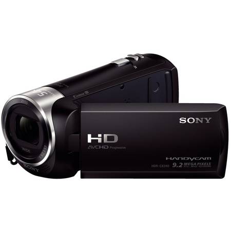 Camera video Sony HDRCX240EB, Full HD, Negru