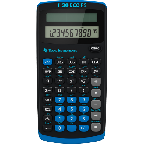 Calculator birou TI-30ecoRS, 10-digit