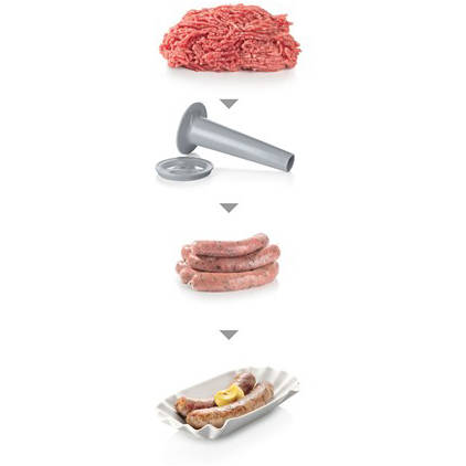 Masina de tocat carne ProPower MFW45020, 500 W, 2.7 kg/min, alb