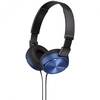 Casti audio Sony MDRZX310L, tip DJ, Albastru