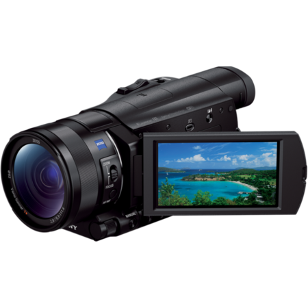 Camera video Sony 4K FDRAX100EB, Negru