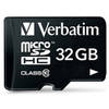 VERBATIM MICROSDHC CLASS 10 32GB INCL ADAPTOR
