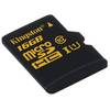 MICRO SECURE DIGITAL CARD 16GB SDHC CLASA 10 UHS-I READ 90MB/S WRITE 45MB/S KINGSTON FARA ADAPTOR SD