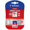 VERBATIM SECURE DIGITAL CARD HIGH CAPACITY (SDHC) 16GB CLASS 10