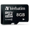 VERBATIM MICROSDHC CLASS 10 8GB