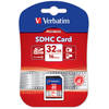 VERBATIM SECURE DIGITAL CARD HIGH CAPACITY (SDHC) 32GB CLASS 10