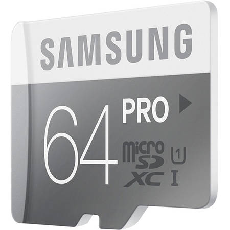 MICRO SDXC 64GB PRO CLASS10, UHS-1, READ 90MB/S - WRITE 80MB/S WITH ADAPTER