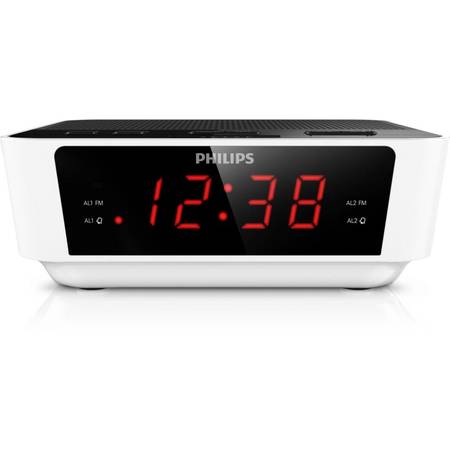 Radio cu ceas Philips AJ3115/12, Digital, FM, Alarma dubla