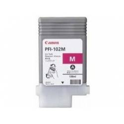 Canon Dye Ink Tank PFI-102 Magenta, For LP17, LP24, iPF500, iPF6X0, iPF7X0, 130ml CF0897B001AA