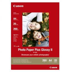 Canon PP-201, 20 sheets A4 photo paper 260g/m2, Photo Paper Plus Glossy II BS2311B019AA