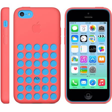 Husa "Apple Case" pentru iPhone 5c - Roz
