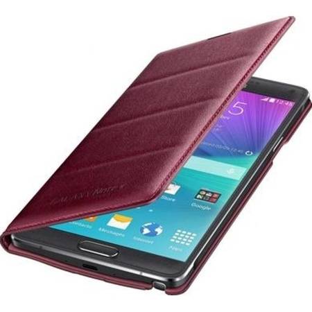 Husa Samsung Flip Wallet EF-WN910BREGWW Electronic Plum pentru Samsung Galaxy Note 4 N910