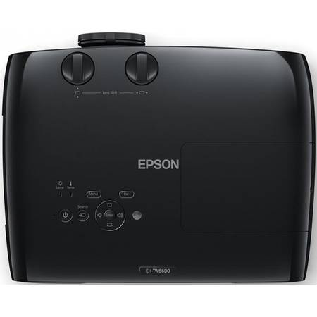 Videoproiector Epson EH-TW6600 Full HD 3D, 3LCD, FHD 3D 1920x1080, 2500 lumeni, 4000:1, 1 x Ochelari 3D