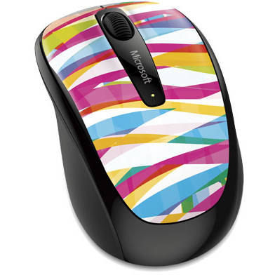 Mouse Wireless Mobile 3500 Bansage Stripe