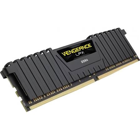 Memorie Corsair DDR4 16GB 2400MHz, KIT 4x4GB Black Vengeance LPX
