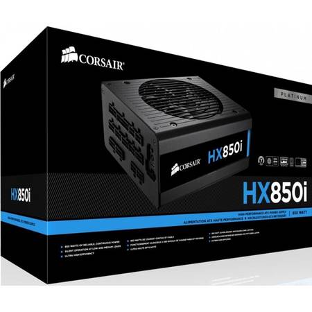 Sursa 850W, HXi Series - HX850i, Modulara, 80+ Platinum Certified