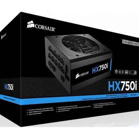 Sursa 750W, HXi Series - HX750i, Modulara, 80+ Platinum Certified