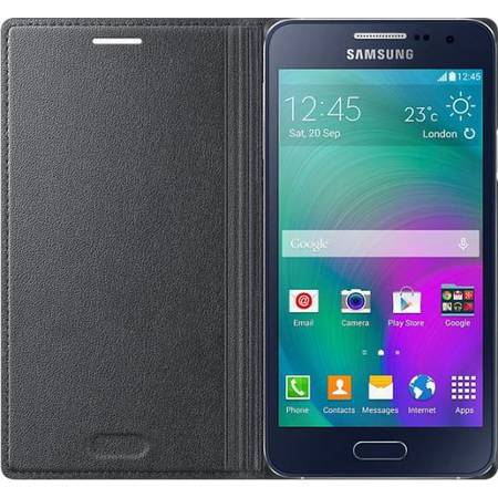 Samsung Galaxy A3 Flip Cover Charcoal
