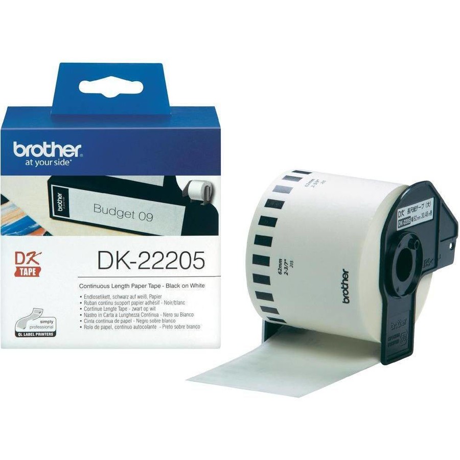 Brother DK22205 Tape 62mm Contin Paper