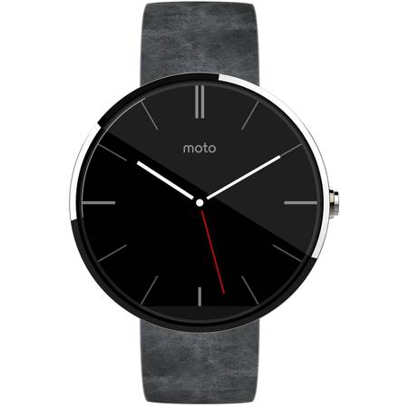SmartWatch Motorola Moto 360 Leather Gray