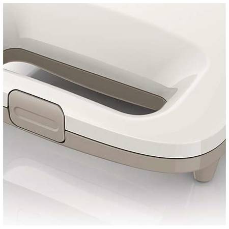 Sandwich-maker Daily Collection HD2395/00, 820 W, placi antiaderente, alb