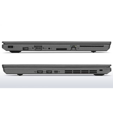 Laptop Lenovo ThinkPad T550, 15.5" 3K IPS EDP Touch, Intel Core i5-5300U Broadwell, 8GB, 256GB SSD, nVidia GT940M, FPR, 4G Lte, Win 8.1 Pro, Black