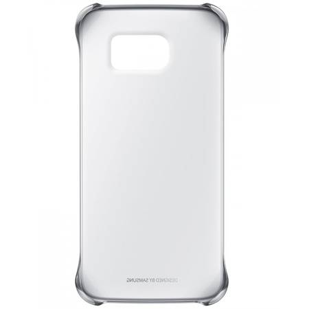 Husa Capac Clear Cover Silver EF-QG920BSEGWW pentru Samsung Galaxy S6 G920
