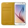 Husa Flip Wallet Yellow Textil EF-WG920BYEGWW pentru Samsung Galaxy S6 G920