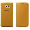 Husa Flip Wallet Yellow Textil EF-WG920BYEGWW pentru Samsung Galaxy S6 G920