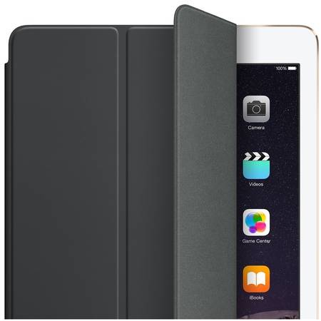 Husa Stand Apple Air Smart Cover Black MGTM2ZM/A pentru Apple iPad Air 2