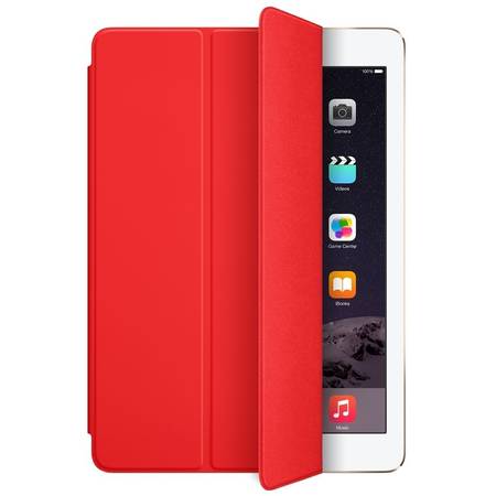 Husa Stand Apple Air Smart Cover Red MGTP2ZM/A pentru Apple iPad Air 2