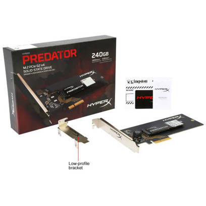 SSD 240GB HyperX Predator, M2 SATA cu adaptor PCI-E