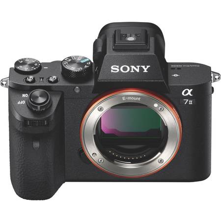 Aparat foto Mirrorless Sony A7 II, 24.3MP, Wi-Fi, NFC, Body, Black