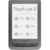 PocketBook E-Book Reader Touch LUX 3, Ecran 6", 4GB, Grey