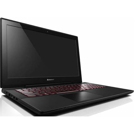 Laptop Lenovo Y50-70, 15.6" UHD 3840 x 2160 pixeli IPS, Procesor Intel Core i5-4210H 2.9GHz Haswell, 8GB, 1TB + 8GB SSH, GeForce GTX 960M 4GB, FreeDos, Black
