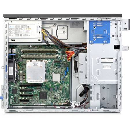 Sistem Server HP ProLiant ML10 v2, Procesor Intel Pentium G3240 3.1GHz Haswell, 1x 4GB UDIMM DDR3 1600MHz, NO HDD, LFF 3.5 inch, B120i