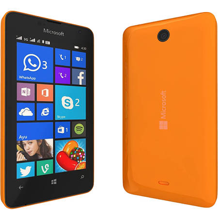 Telefon Mobil Dual SIM Microsoft Lumia 430 8gb portocaliu