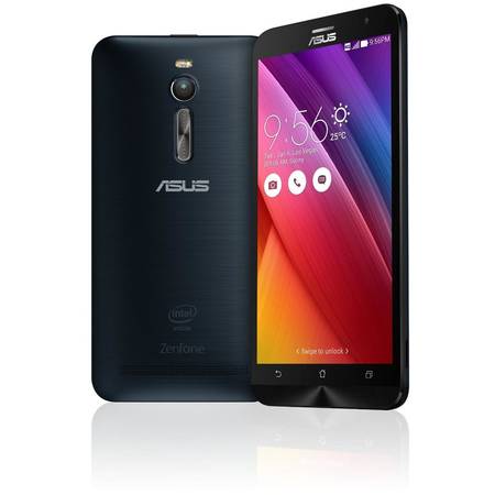 Telefon Mobil Dual SIM Asus ZenFone 2 4GB RAM 32GB Quad-core 1.8GHz LTE ZE551ML Black