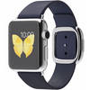 SmartWatch Apple Watch Stainless Steel Case, Small Midnight Blue Modern Band 38 mm MJ332LL